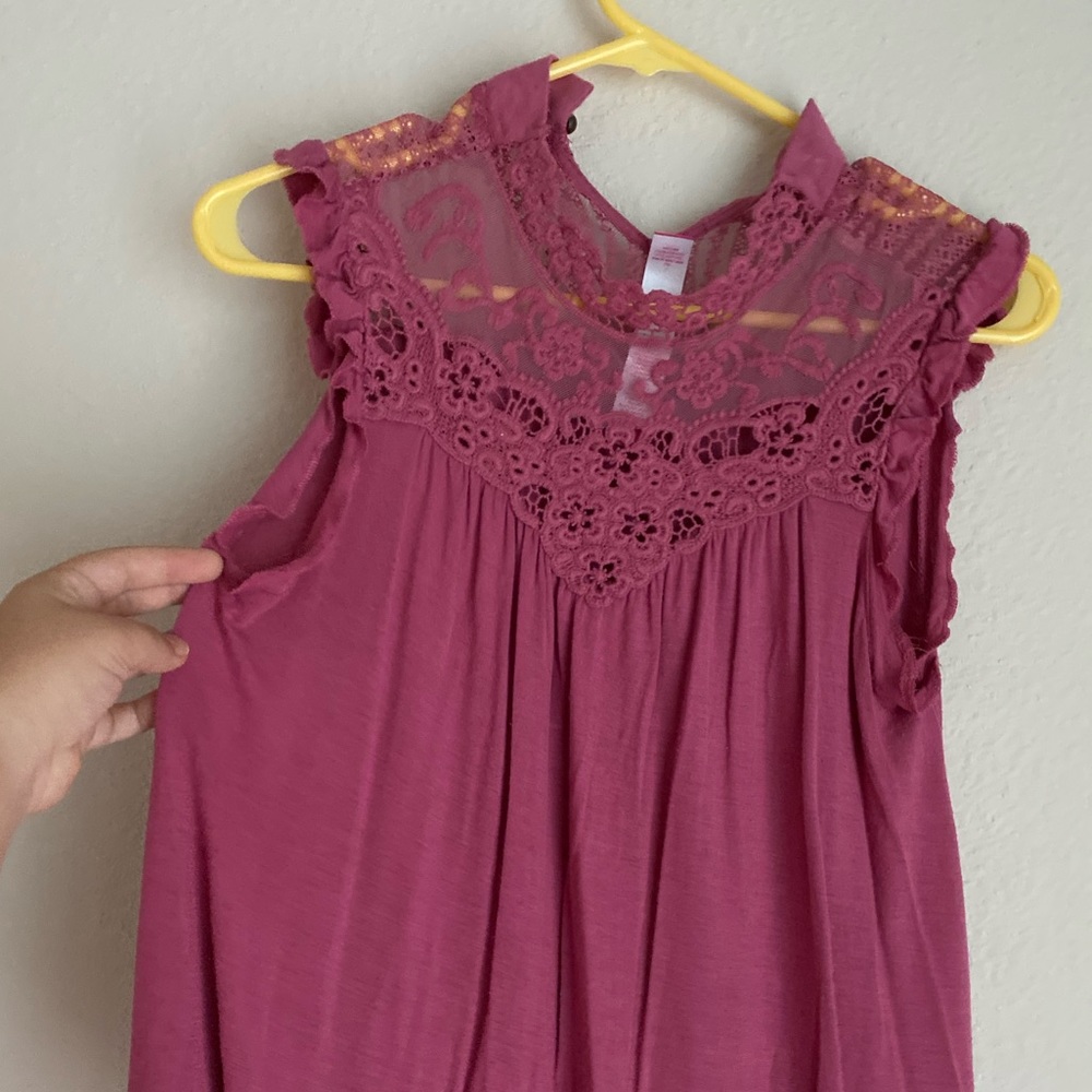 Pink Lacy Blouse
